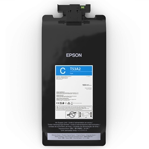 Epson blækpose Cyan 1600 ml - T53A2